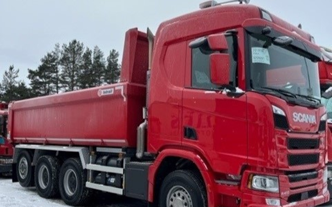 Lastebil på Biogass