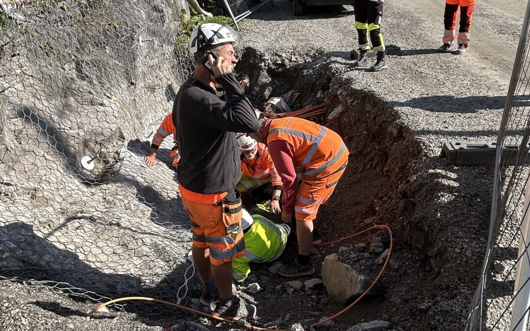 Beredskapsøvelse på Høgda i Vestby
